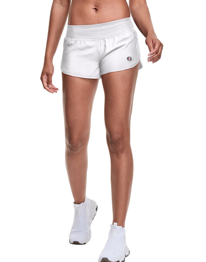 Champion Womens Shorts NZ - Sport 2.5 White ( 1305-AGNBX )